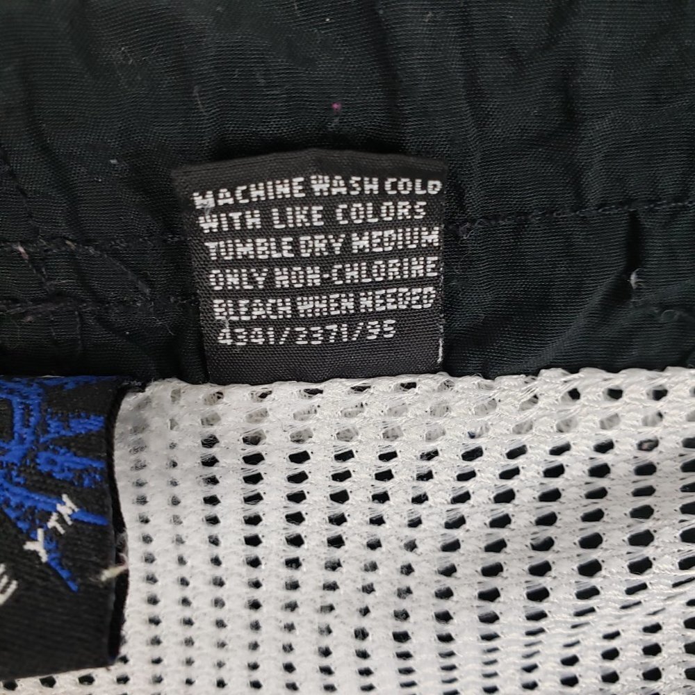 Surf Odyssey mens XLarge vintage 90s colorblock red blue swim trunks shorts - Picture 10 of 13